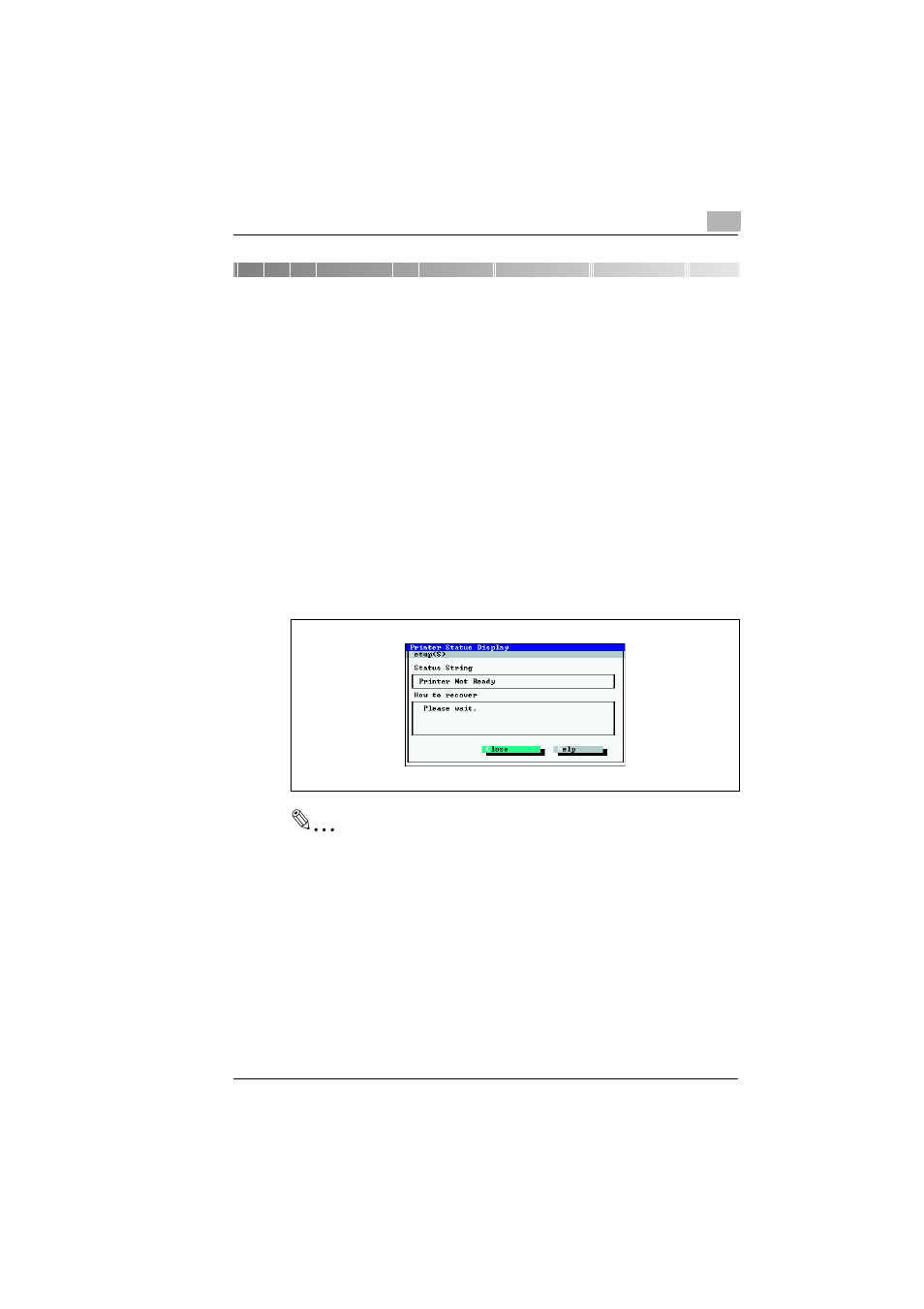 6 working with the dos printer tools, 1 using the status monitor, Calling up the status monitor | Working with the dos printer tools, 6working with the dos printer tools | TA Triumph-Adler LP 210 User Manual | Page 75 / 162