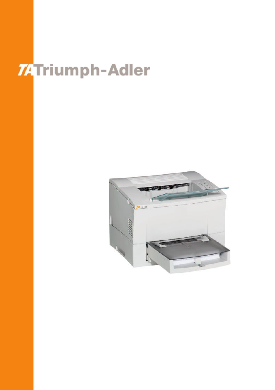 TA Triumph-Adler LP 218 User Manual | 237 pages