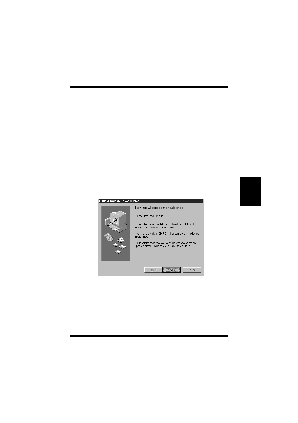 Installing the pcl printer driver under windows 95, 2 turn on your computer and start up windows 95 | TA Triumph-Adler LP 218 User Manual | Page 100 / 237