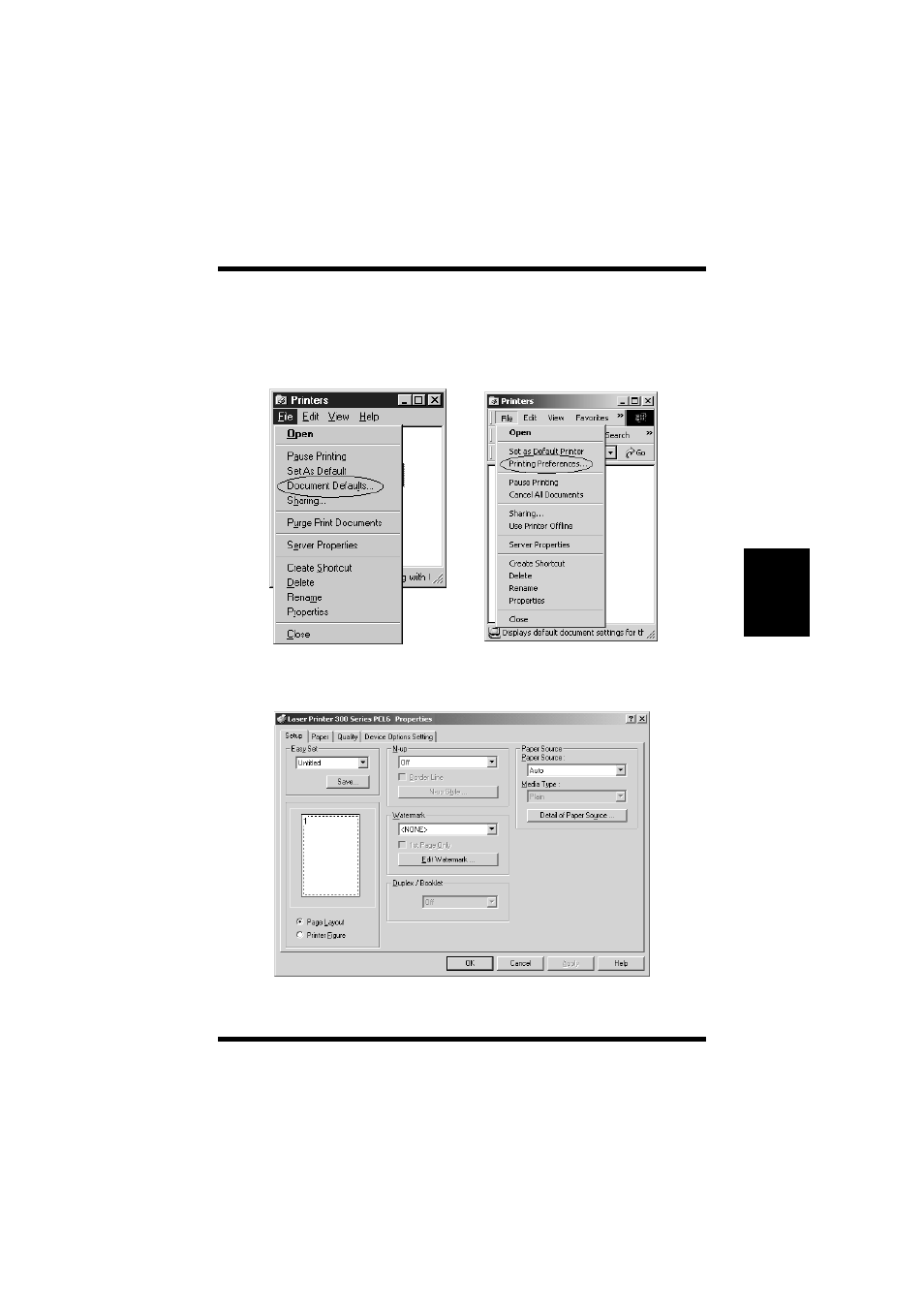 Using the pcl printer driver | TA Triumph-Adler LP 218 User Manual | Page 124 / 237