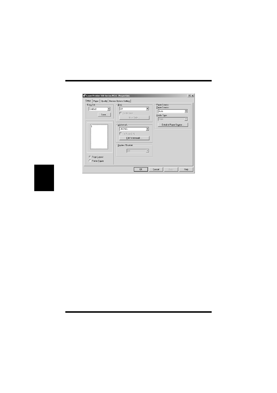 Duplex/booklet, 48 using the pcl printer driver | TA Triumph-Adler LP 218 User Manual | Page 131 / 237