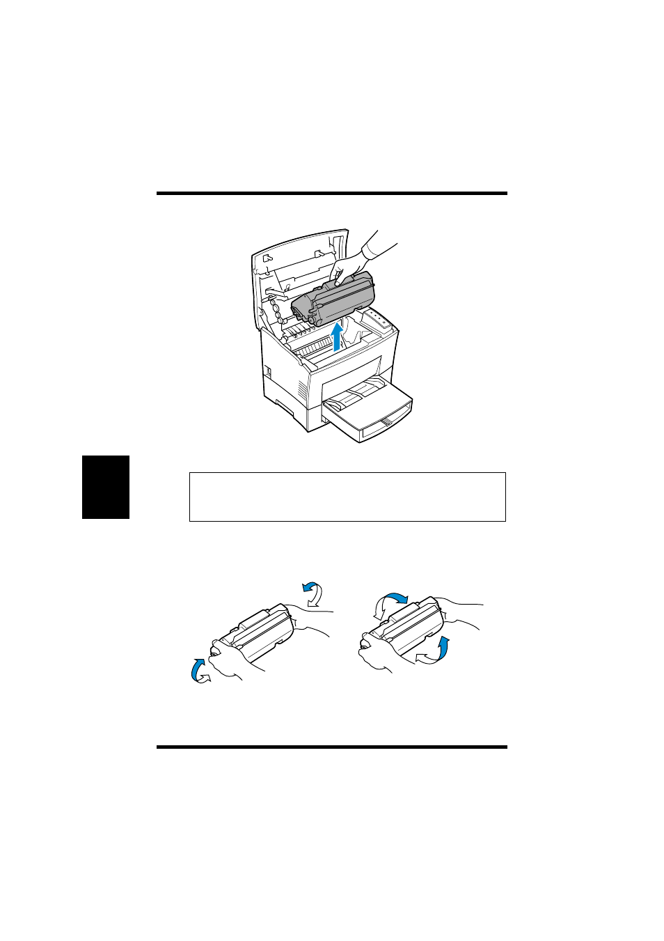 3 remove the old imaging cartridge | TA Triumph-Adler LP 218 User Manual | Page 171 / 237