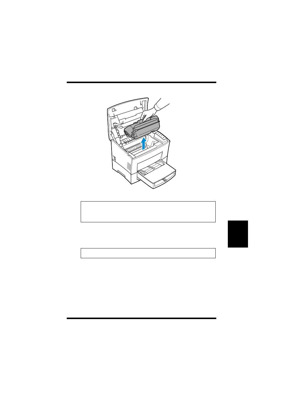 2 remove the imaging cartridge, Clearing a paper misfeed, Caution | TA Triumph-Adler LP 218 User Manual | Page 184 / 237