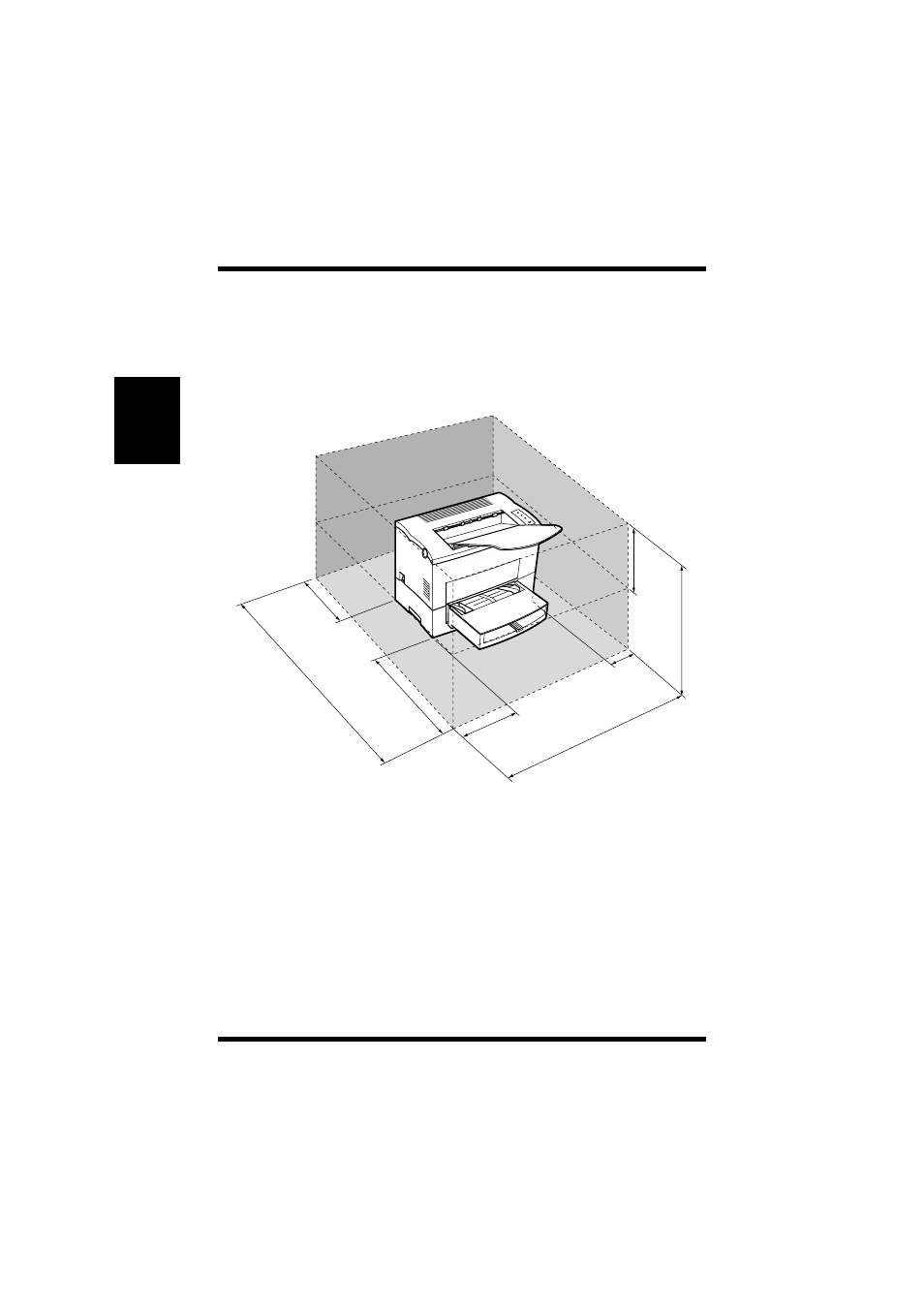 Space requirements, 2 installation precautions | TA Triumph-Adler LP 218 User Manual | Page 29 / 237