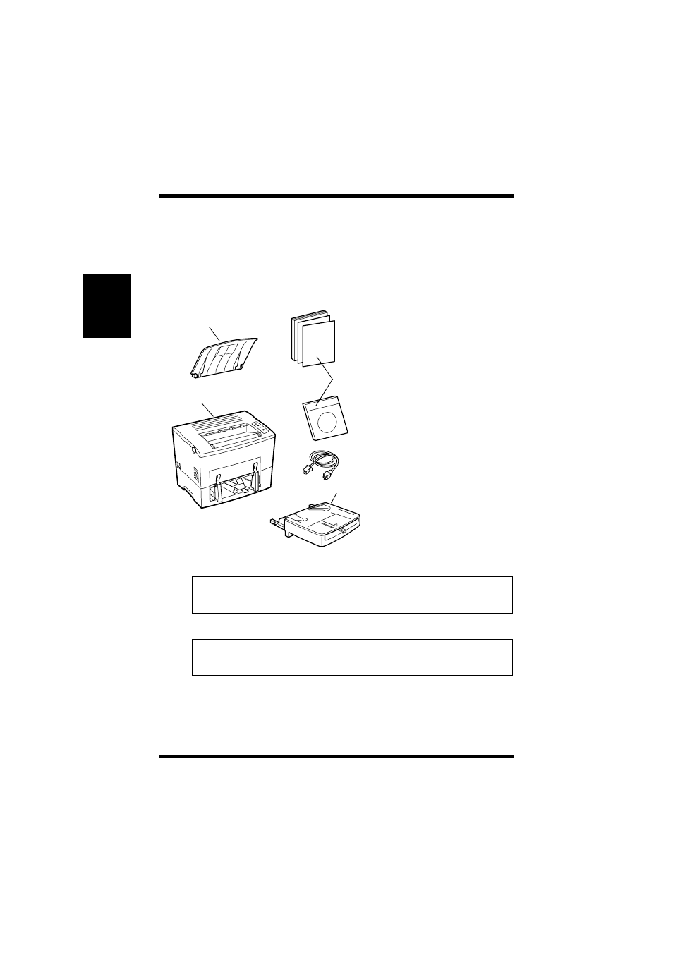 Installing, Unpacking the printer, Unpacking the printer -8 | TA Triumph-Adler LP 218 User Manual | Page 35 / 237