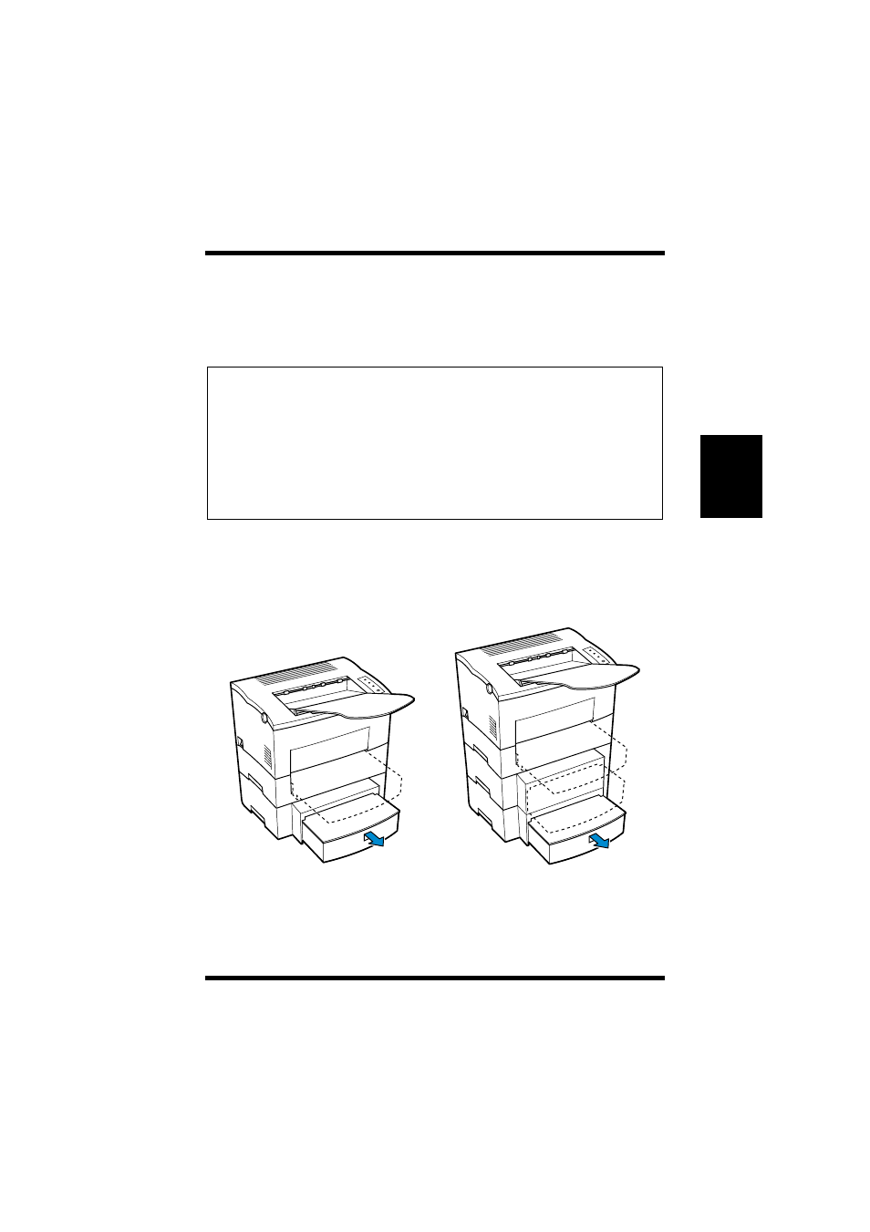 Loading paper onto tray 2/tray 3 (option), Loading paper | TA Triumph-Adler LP 218 User Manual | Page 76 / 237