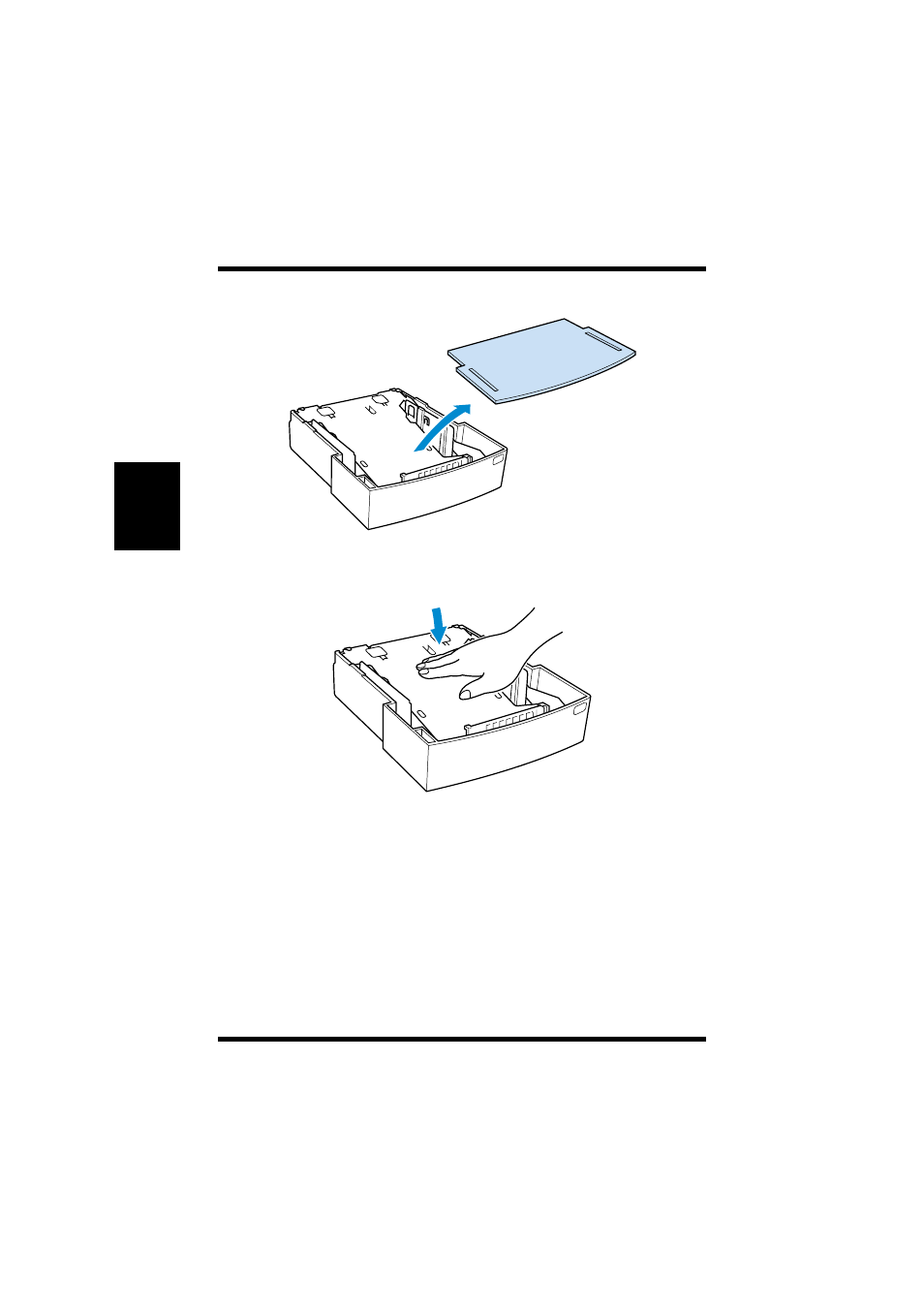 2 remove the cassette cover from tray 2/tray 3 | TA Triumph-Adler LP 218 User Manual | Page 77 / 237