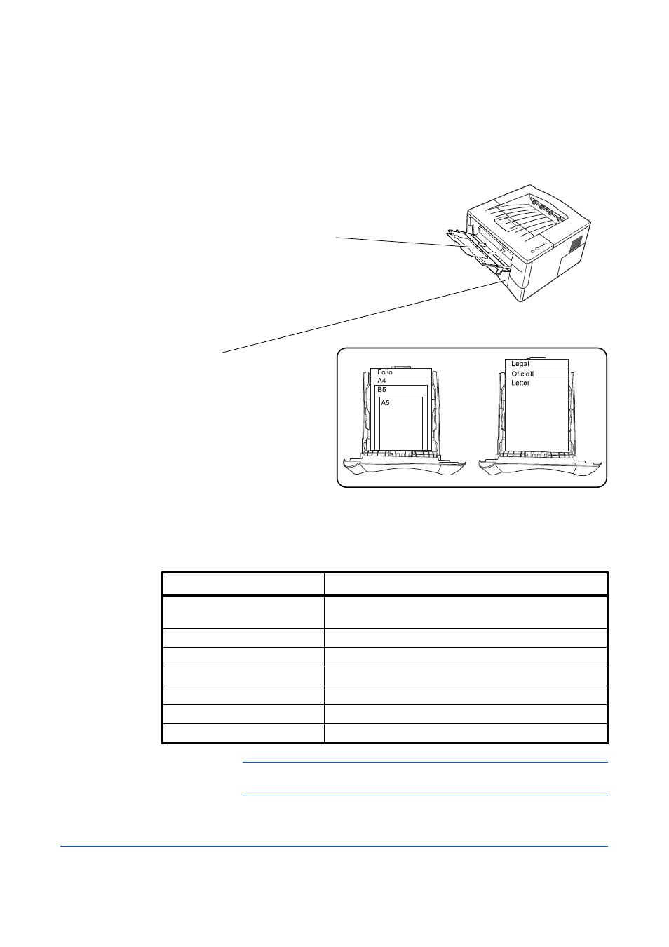 2 loading paper, Paper specifications, Loading paper | 2 - loading paper, 2loading paper | TA Triumph-Adler LP 4022 User Manual | Page 27 / 61