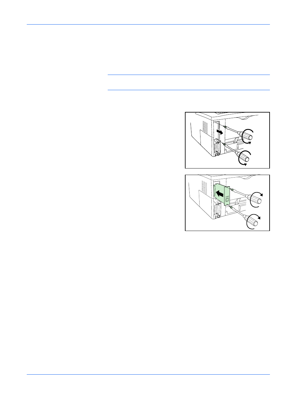 Network interface card (ib-21e), Network interface card | TA Triumph-Adler LP 4022 User Manual | Page 55 / 61