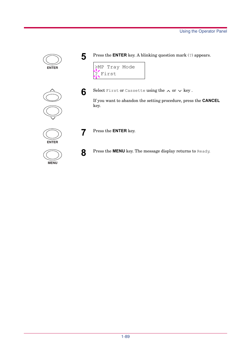 TA Triumph-Adler LP 4024 User Manual | Page 104 / 282
