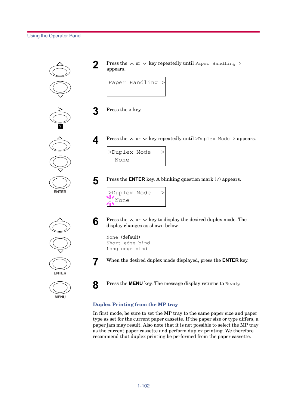 TA Triumph-Adler LP 4024 User Manual | Page 117 / 282