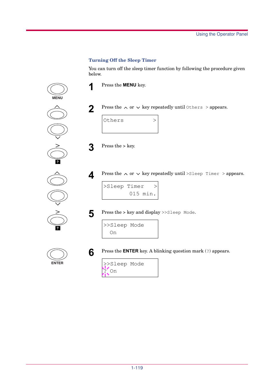 Sleep mode | TA Triumph-Adler LP 4024 User Manual | Page 134 / 282