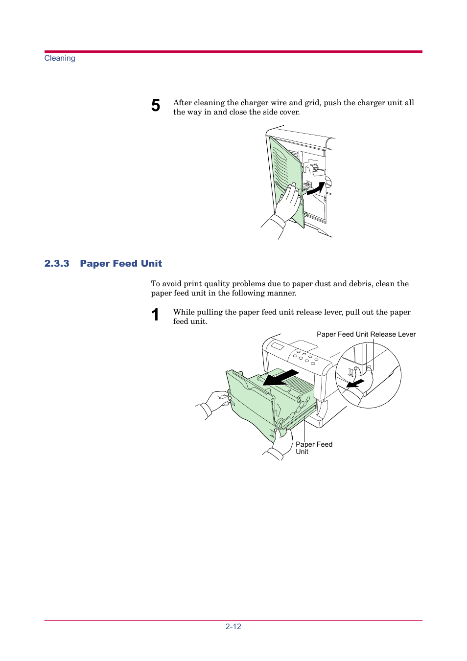 3 paper feed unit, 3 paper feed unit -12 | TA Triumph-Adler LP 4024 User Manual | Page 160 / 282