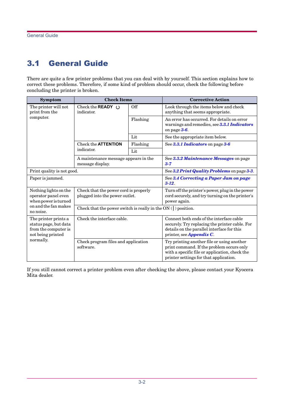1 general guide, 1 general guide -2, General guide | TA Triumph-Adler LP 4024 User Manual | Page 163 / 282