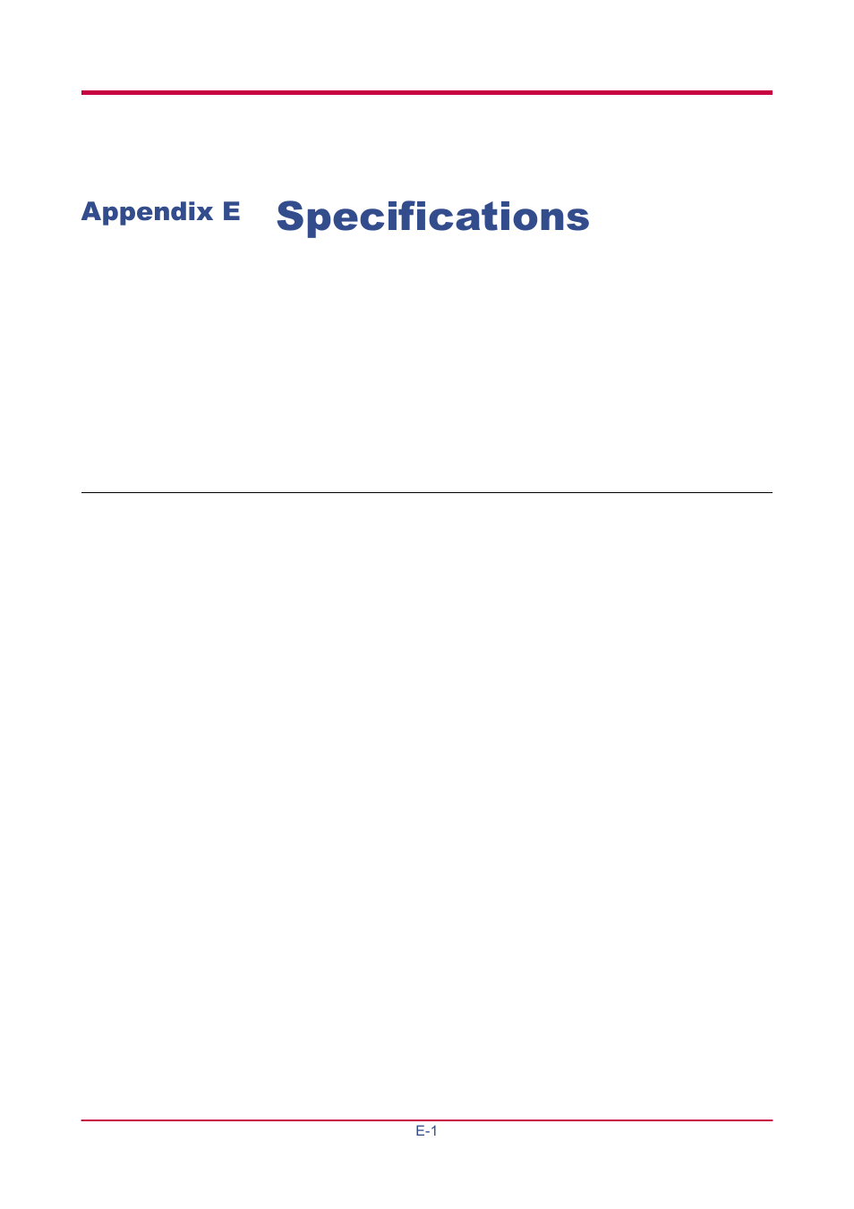 Appendix e specifications, Appendix e, Specifications | TA Triumph-Adler LP 4024 User Manual | Page 236 / 282