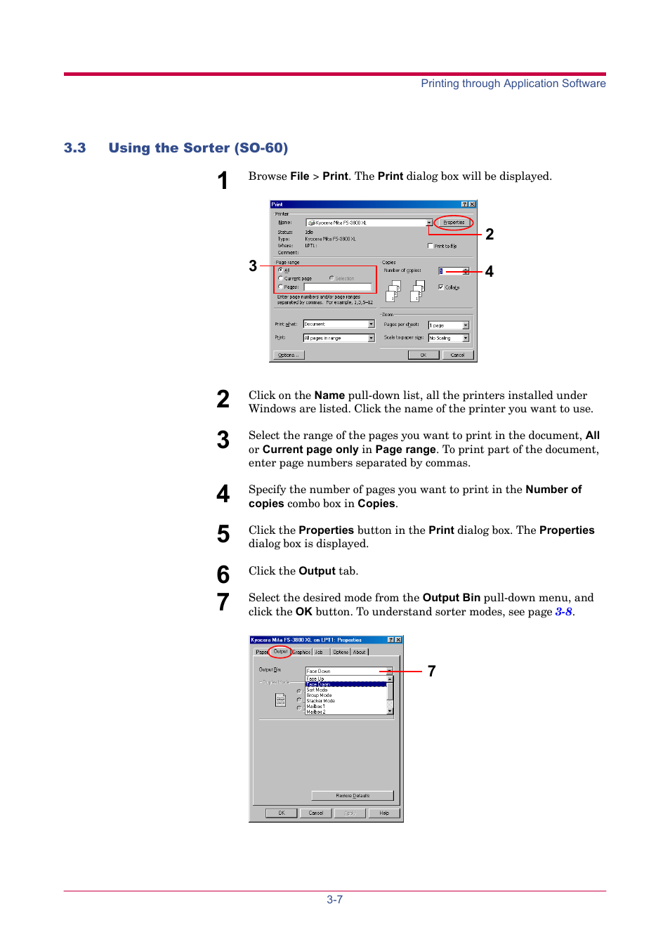 3 using the sorter (so-60), 3 using the sorter (so-60) -7 | TA Triumph-Adler LP 4024 User Manual | Page 263 / 282