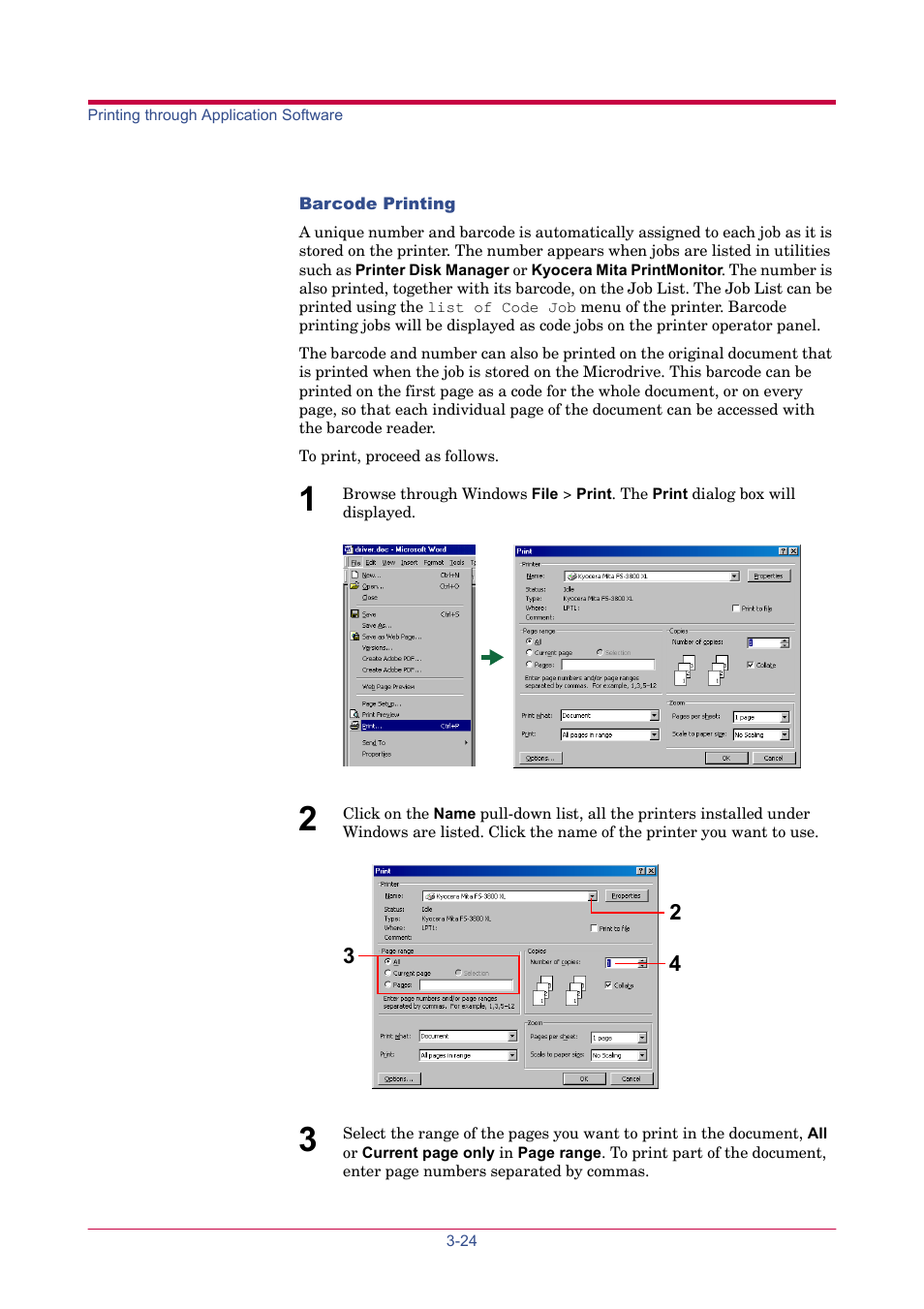 Barcode printing -24 | TA Triumph-Adler LP 4024 User Manual | Page 280 / 282