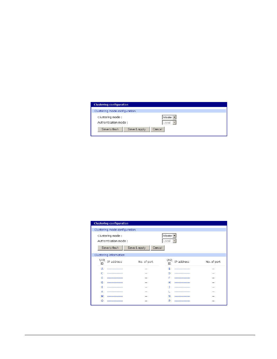 Configuring port clustering | Digi CM User Manual | Page 104 / 158