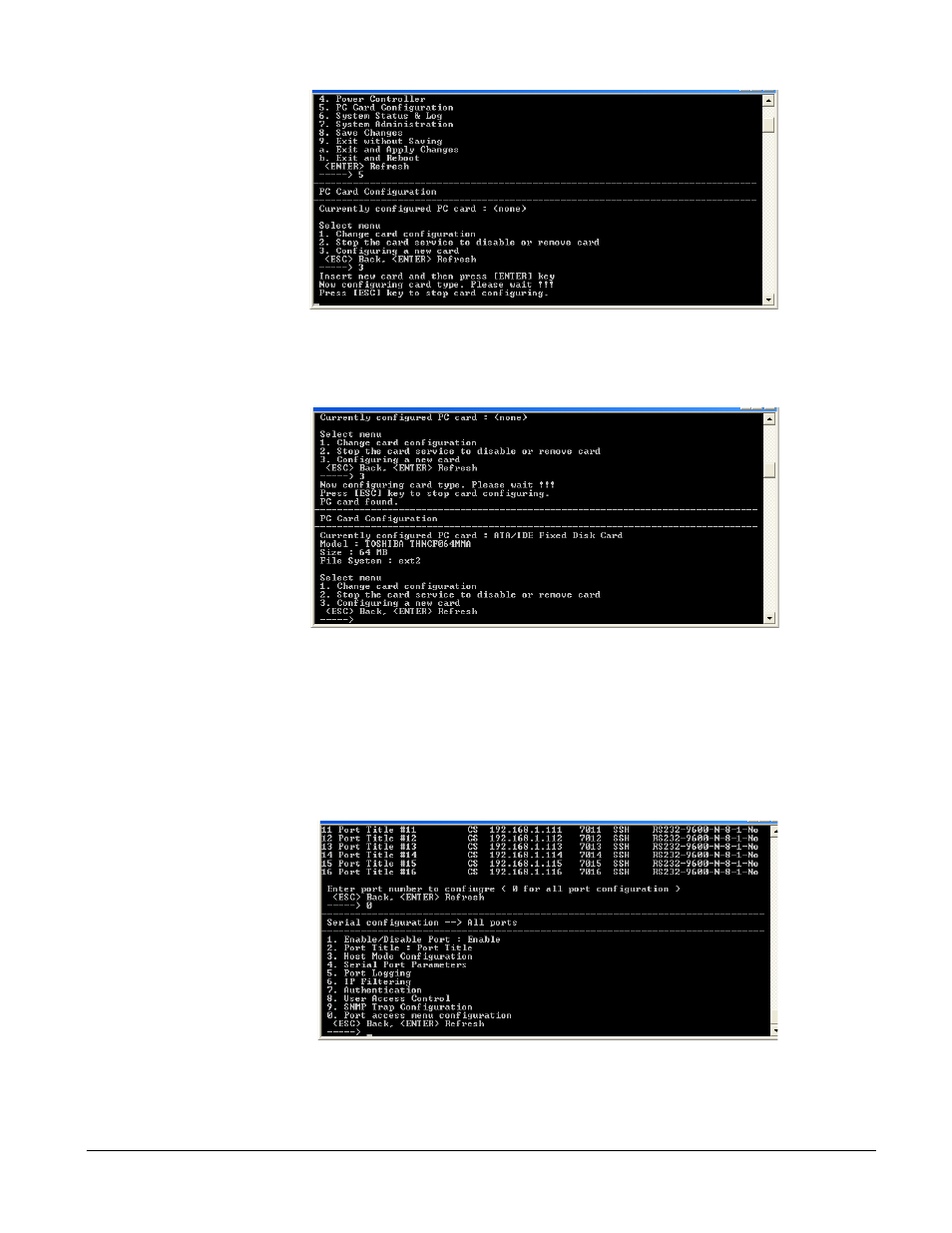 Host mode configuration | Digi CM User Manual | Page 125 / 158