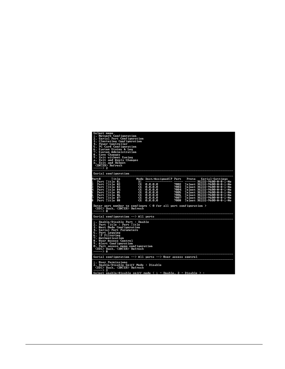 Sniff sessions | Digi CM User Manual | Page 130 / 158