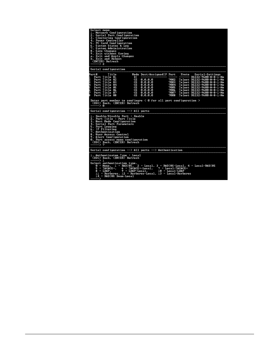 Dial-in modem access | Digi CM User Manual | Page 133 / 158