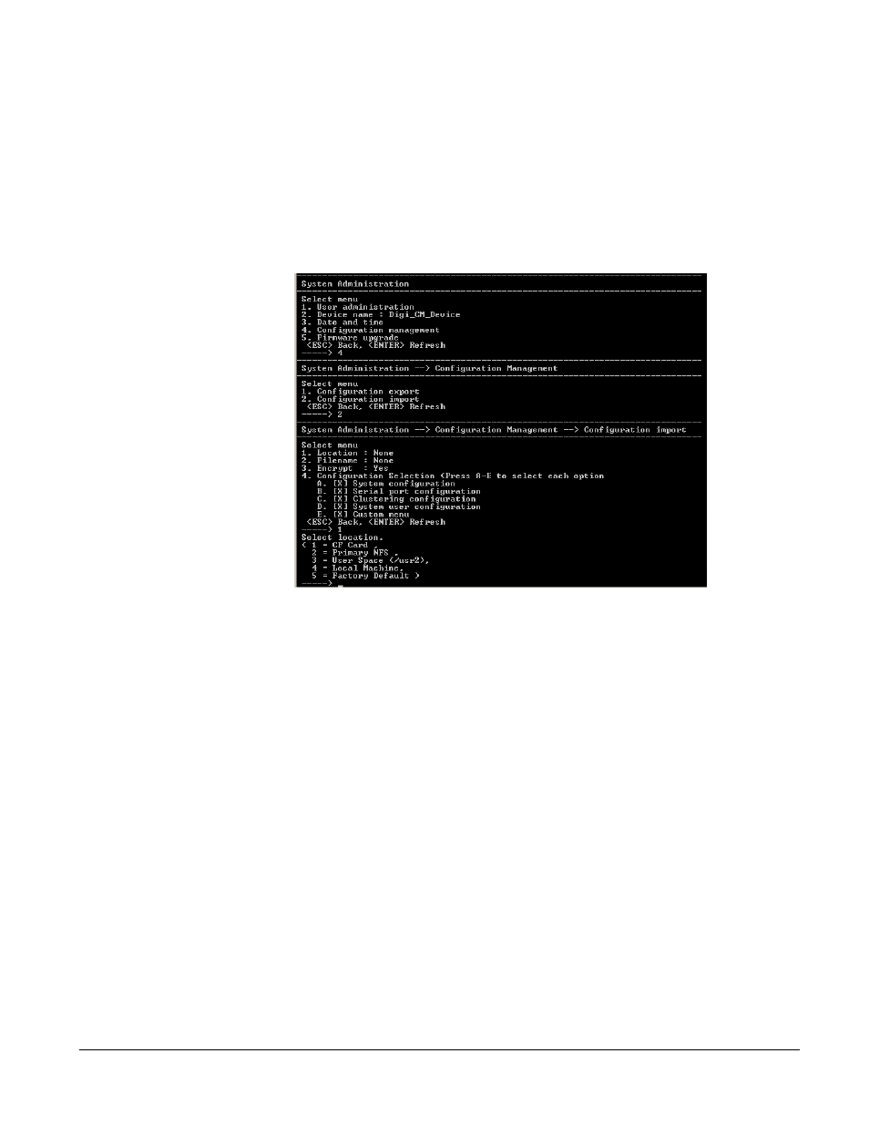 Restoring factory defaults, Setting date and time, Accessing the boot loader program | Digi CM User Manual | Page 137 / 158
