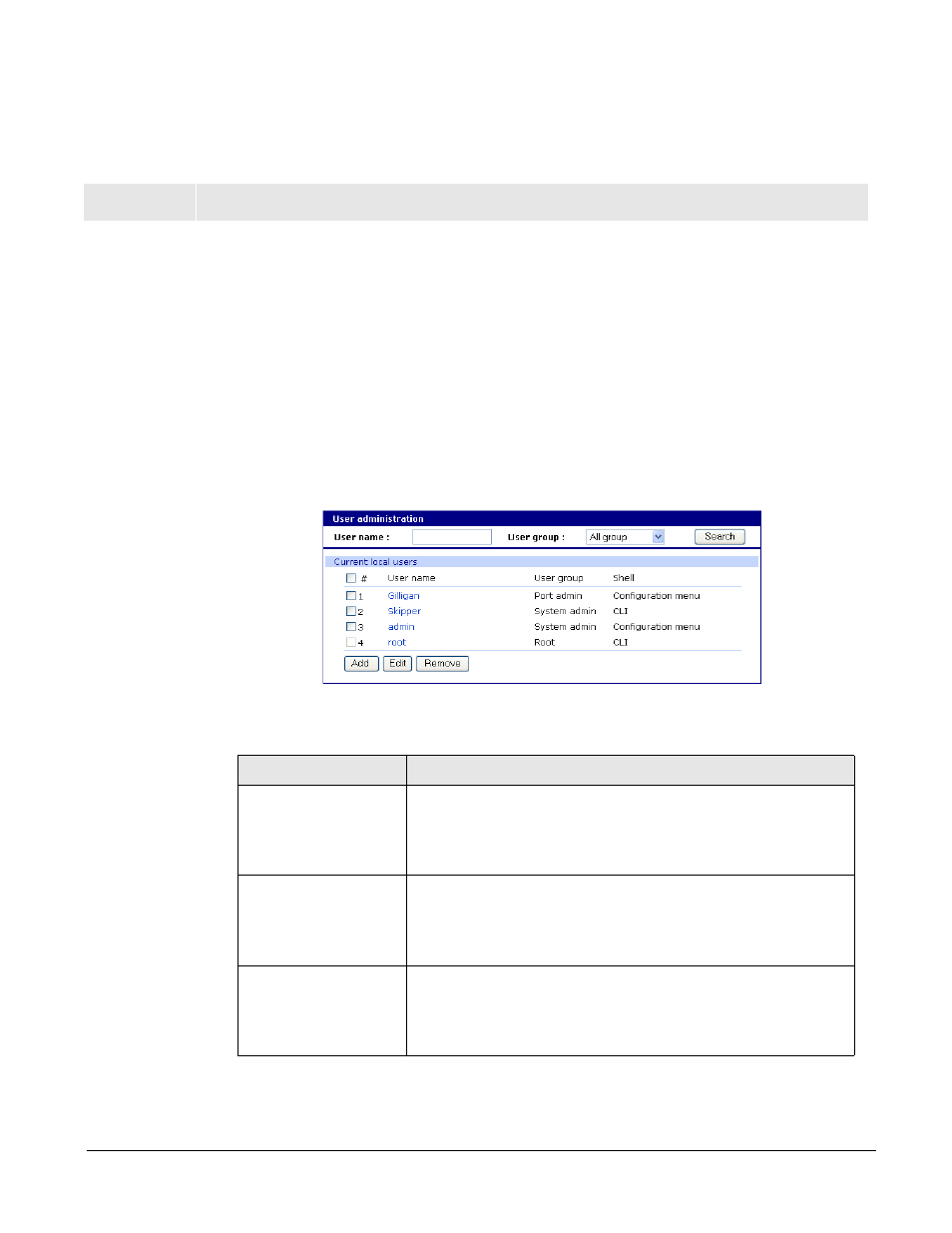 User administration, Administering users, Chapter 7 | Digi CM User Manual | Page 59 / 158