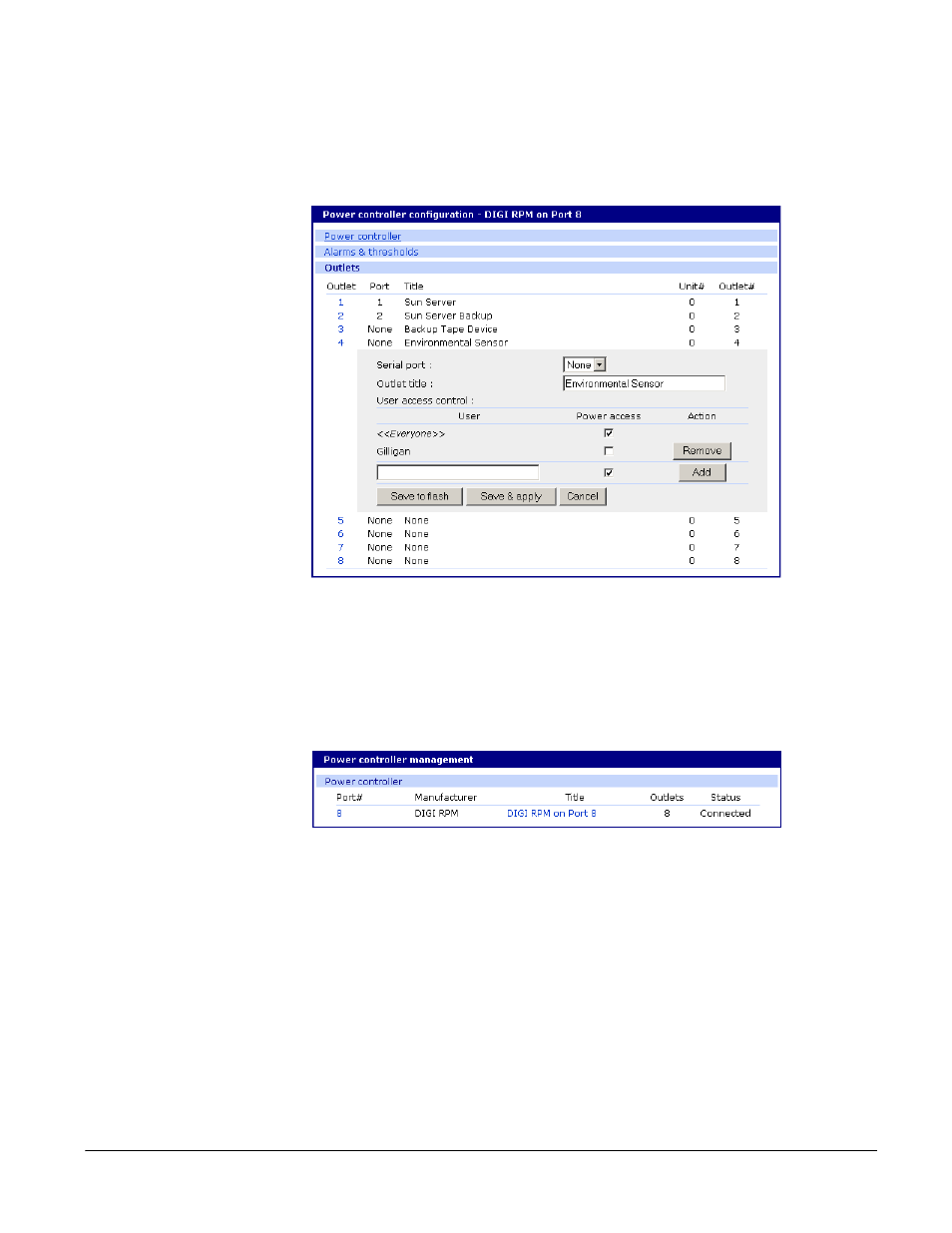 Power controller management | Digi CM User Manual | Page 98 / 158