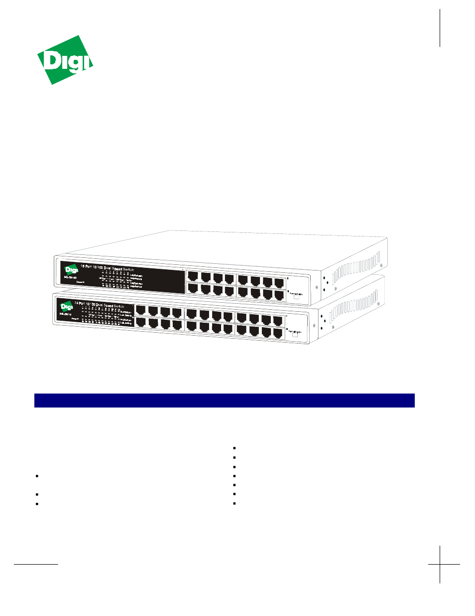 Digi MIL-S3160 User Manual | 6 pages