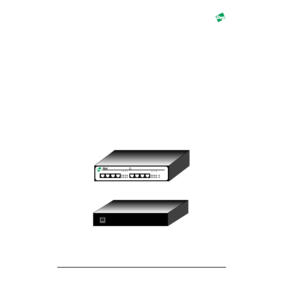 Hardware description, Figure 1. front view, Figure 2. rear view | Digi MIL-5008H User Manual | Page 5 / 10