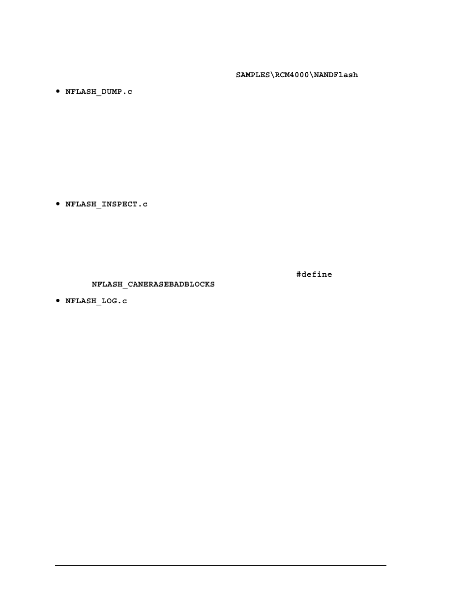 1 use of nand flash (rcm4000 only) | Digi RCM4000 User Manual | Page 24 / 124