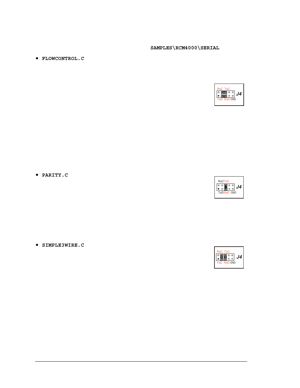 2 serial communication | Digi RCM4000 User Manual | Page 26 / 124