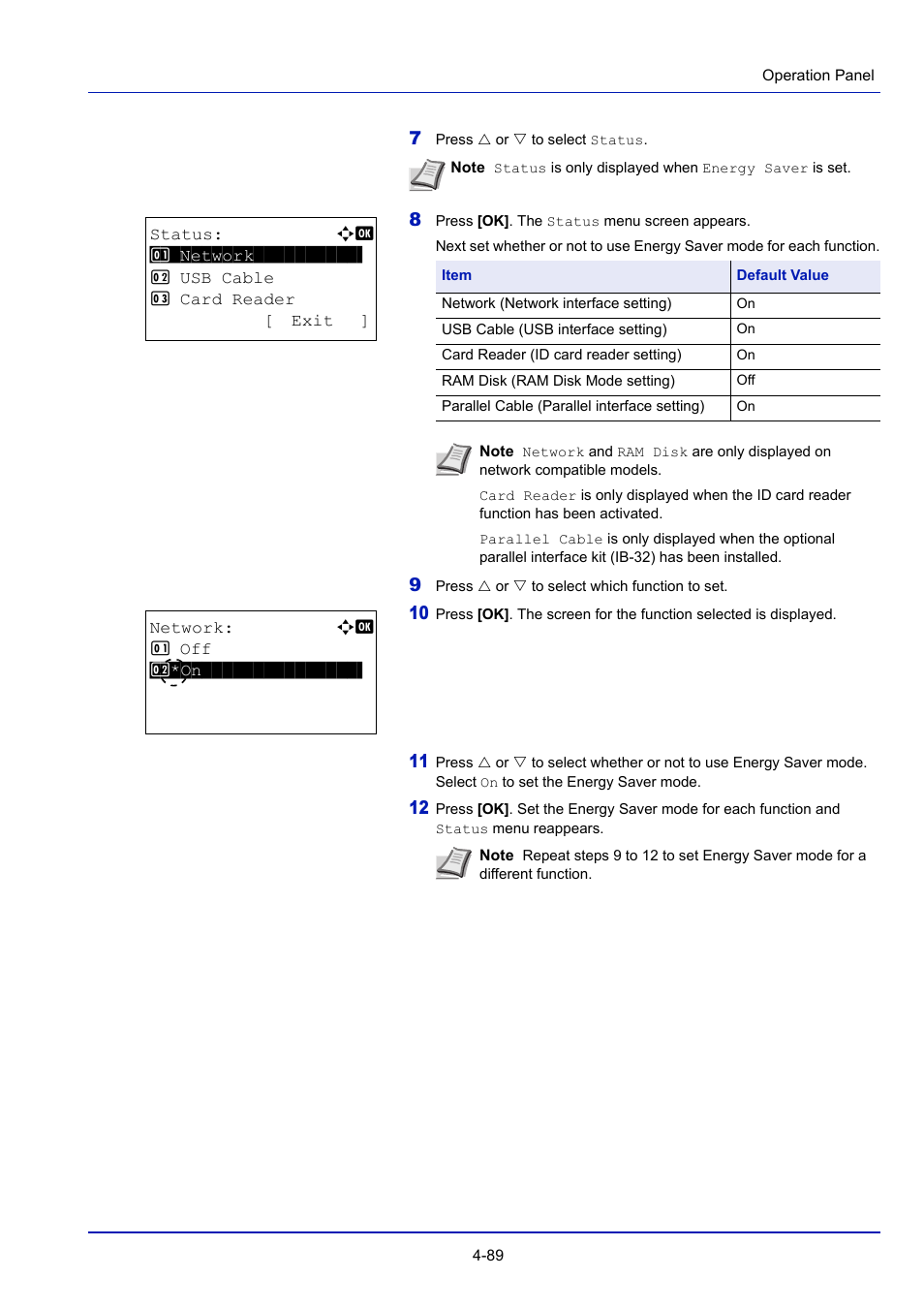 TA Triumph-Adler P-4030D User Manual | Page 149 / 312