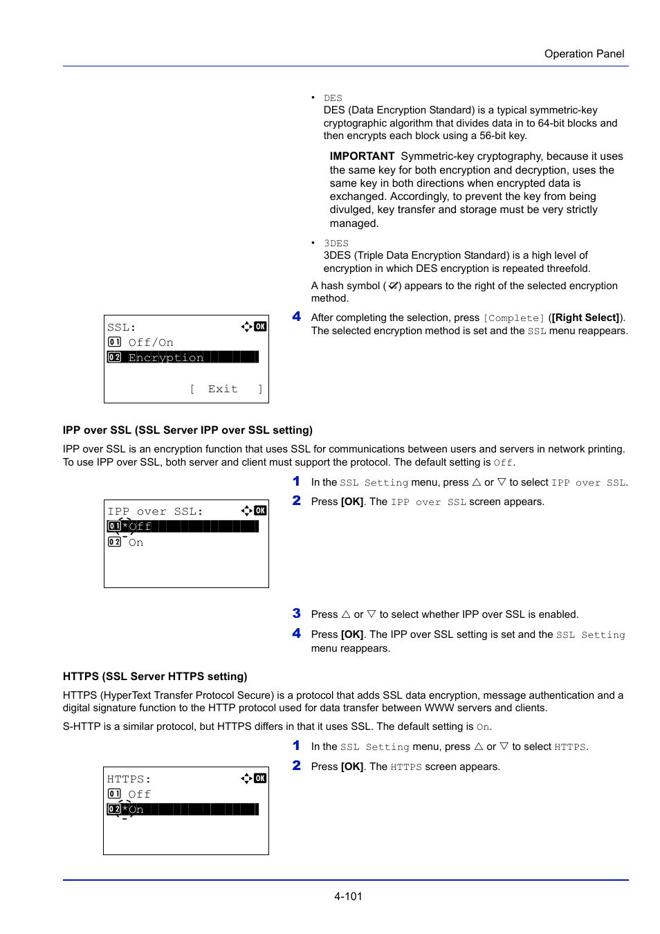 Https (ssl server https setting) -101 | TA Triumph-Adler P-4030D User Manual | Page 161 / 312