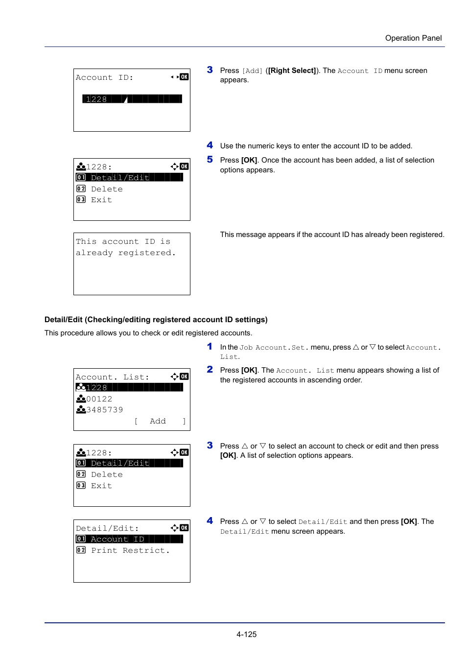 TA Triumph-Adler P-4030D User Manual | Page 185 / 312