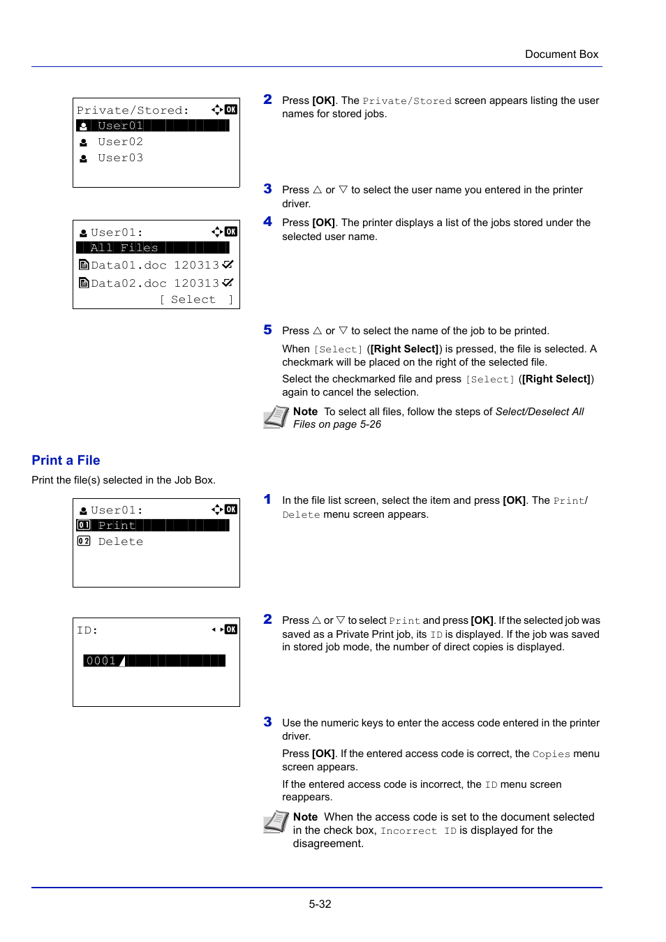Print a file -32 | TA Triumph-Adler P-4030D User Manual | Page 226 / 312