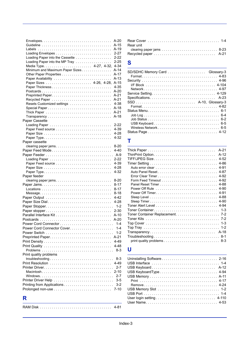 TA Triumph-Adler P-4030D User Manual | Page 309 / 312