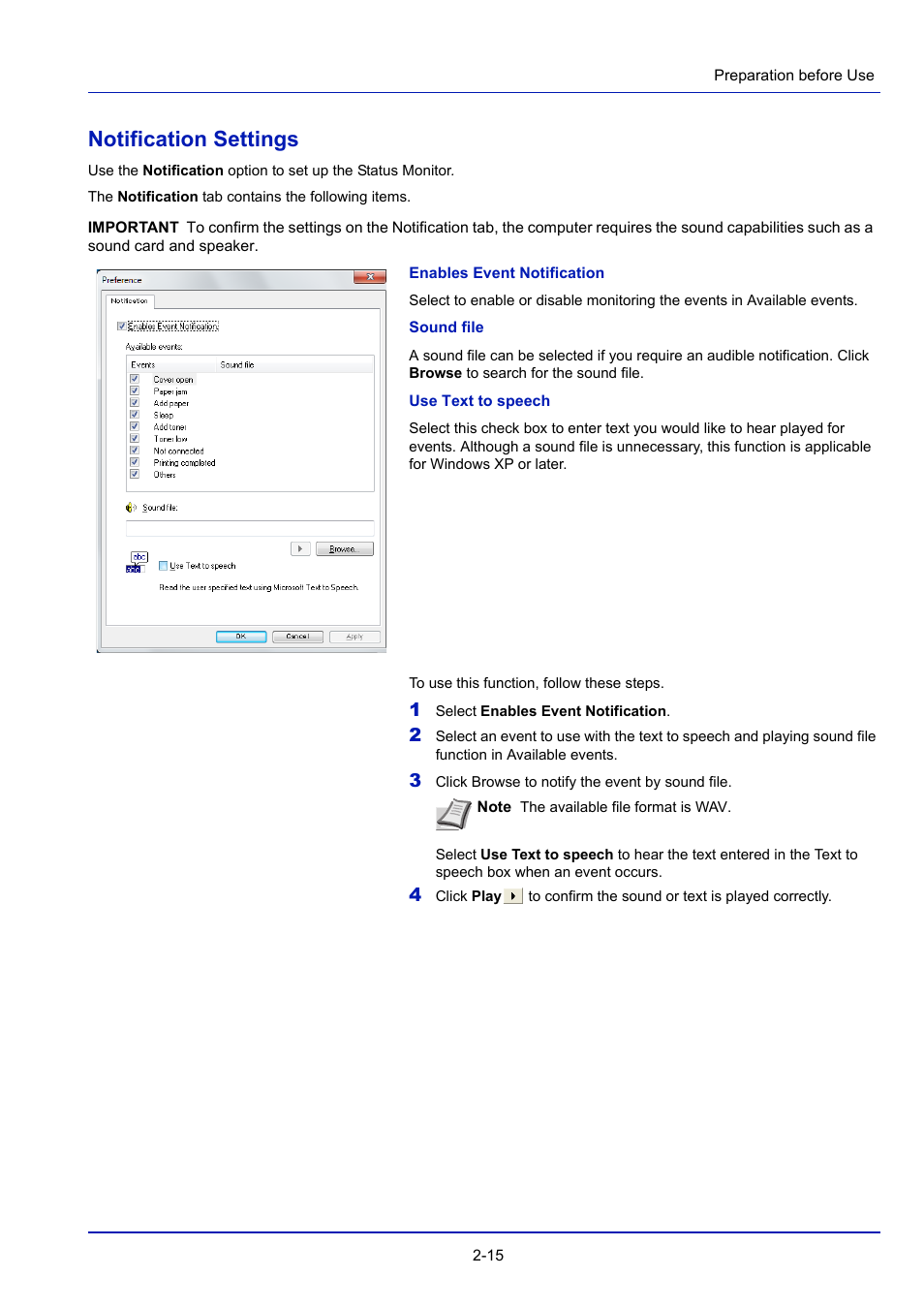 Notification settings | TA Triumph-Adler P-4030D User Manual | Page 37 / 312