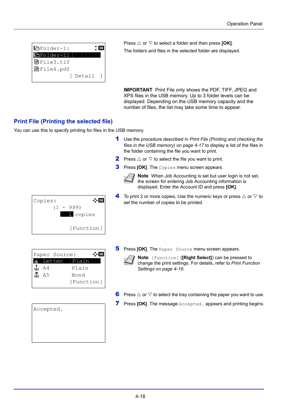 Print file (printing the selected file) -18 | TA Triumph-Adler P-4030D User Manual | Page 78 / 312