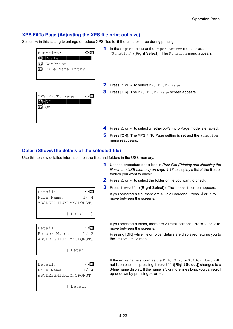 TA Triumph-Adler P-4030D User Manual | Page 83 / 312