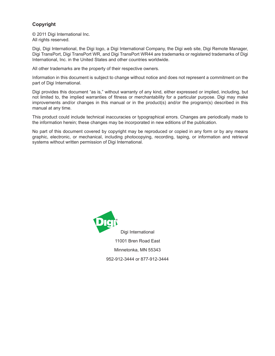 Digi W R 4 4 V 2 User Manual | Page 27 / 27