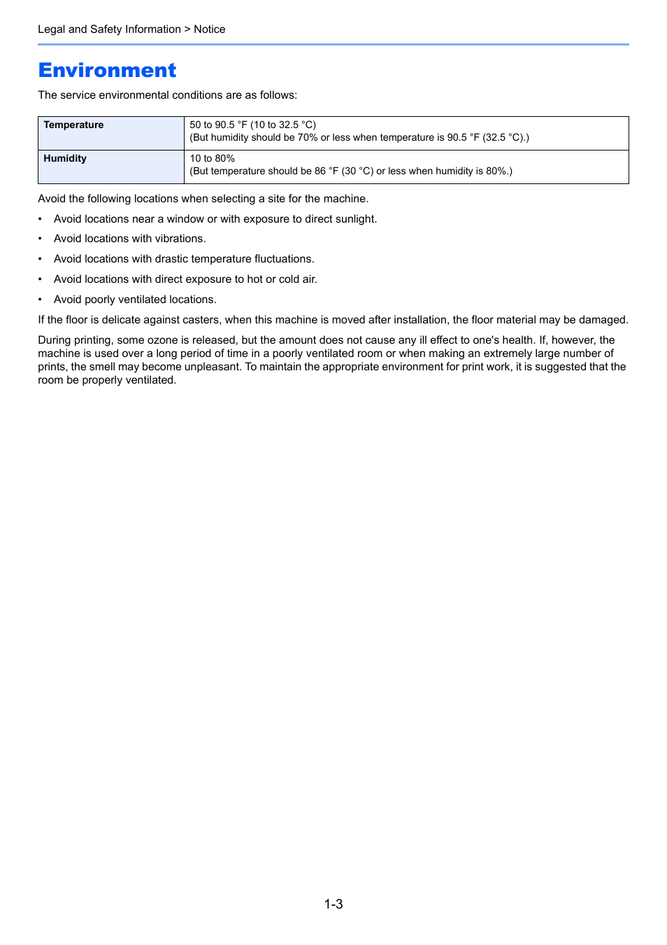 Environment -3, Environment | TA Triumph-Adler P-C3560DN User Manual | Page 21 / 257