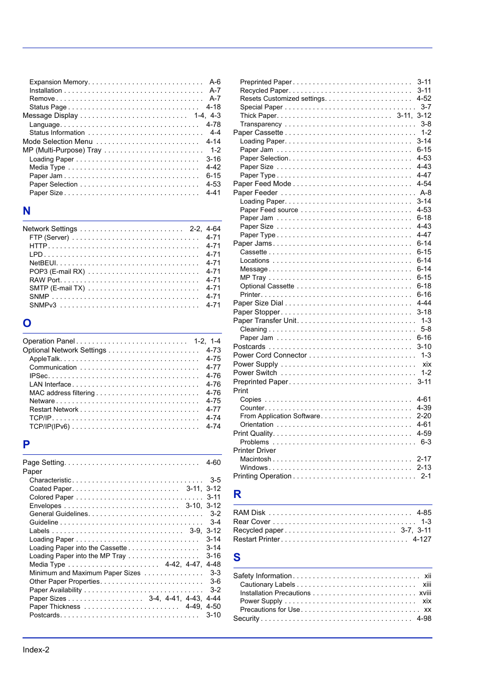 TA Triumph-Adler P-C3570DN User Manual | Page 251 / 255