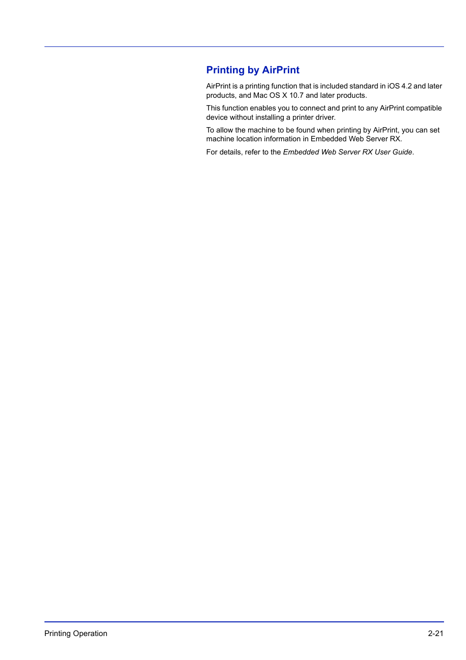 Printing by airprint, Printing by airprint -21 | TA Triumph-Adler P-C3570DN User Manual | Page 48 / 255