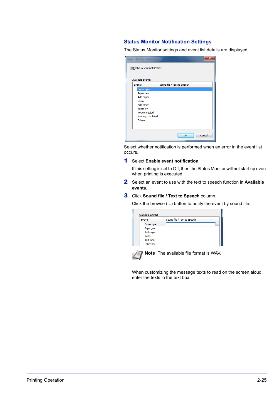 Status monitor notification settings | TA Triumph-Adler P-C3570DN User Manual | Page 52 / 255