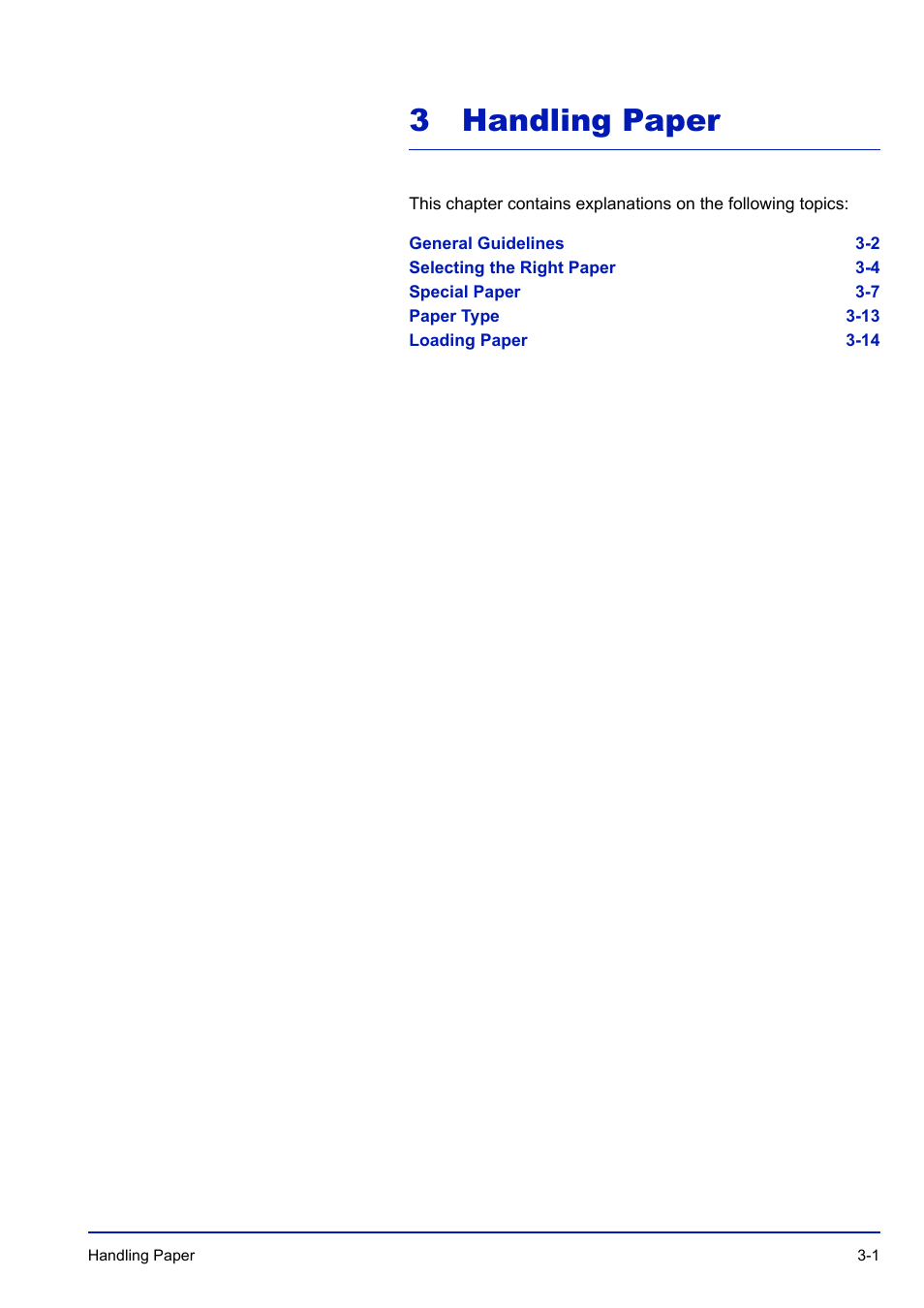 3 handling paper, Handling paper, Chapter 3 - handling paper | TA Triumph-Adler P-C3570DN User Manual | Page 56 / 255