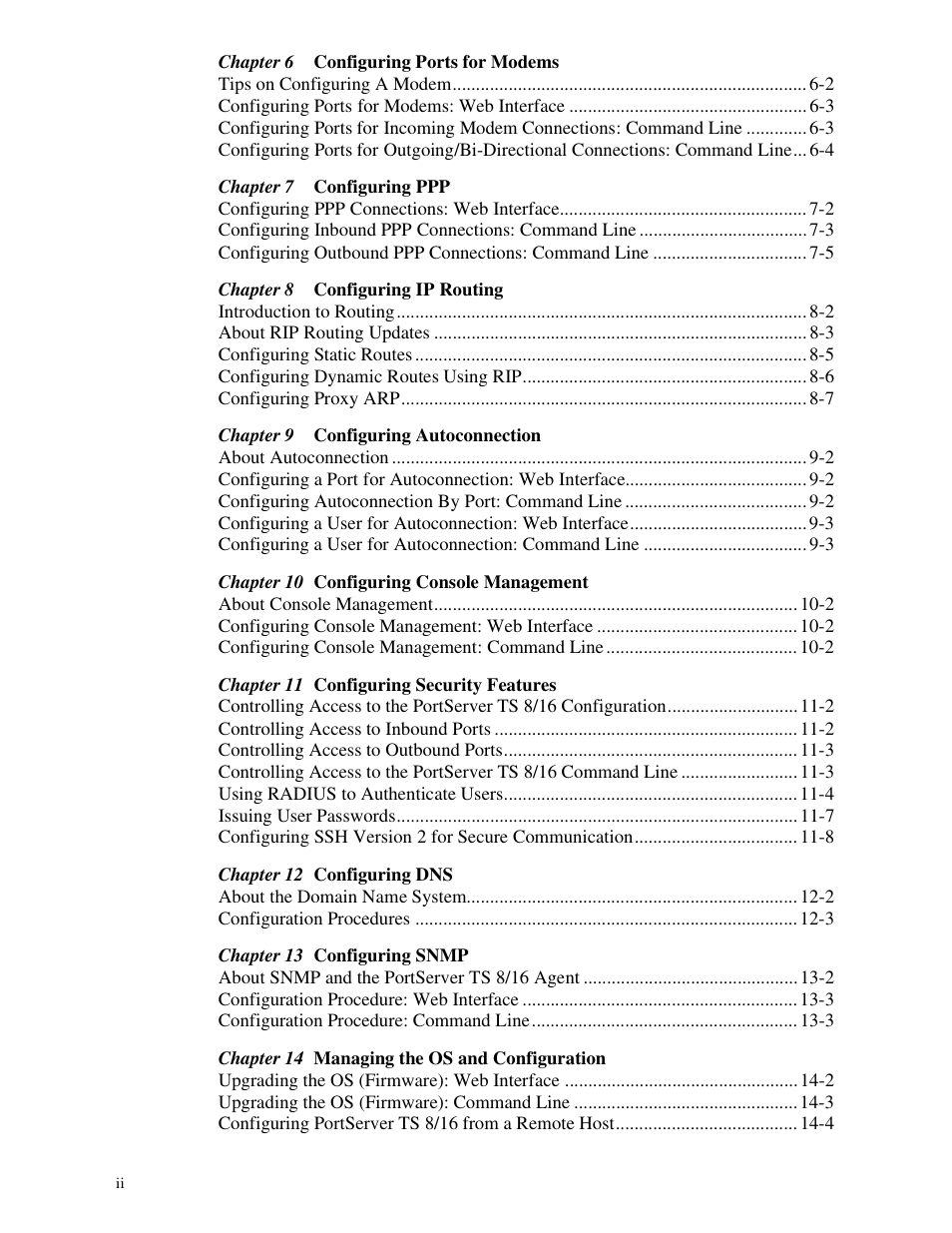 Digi PortServer TS8 User Manual | Page 4 / 106