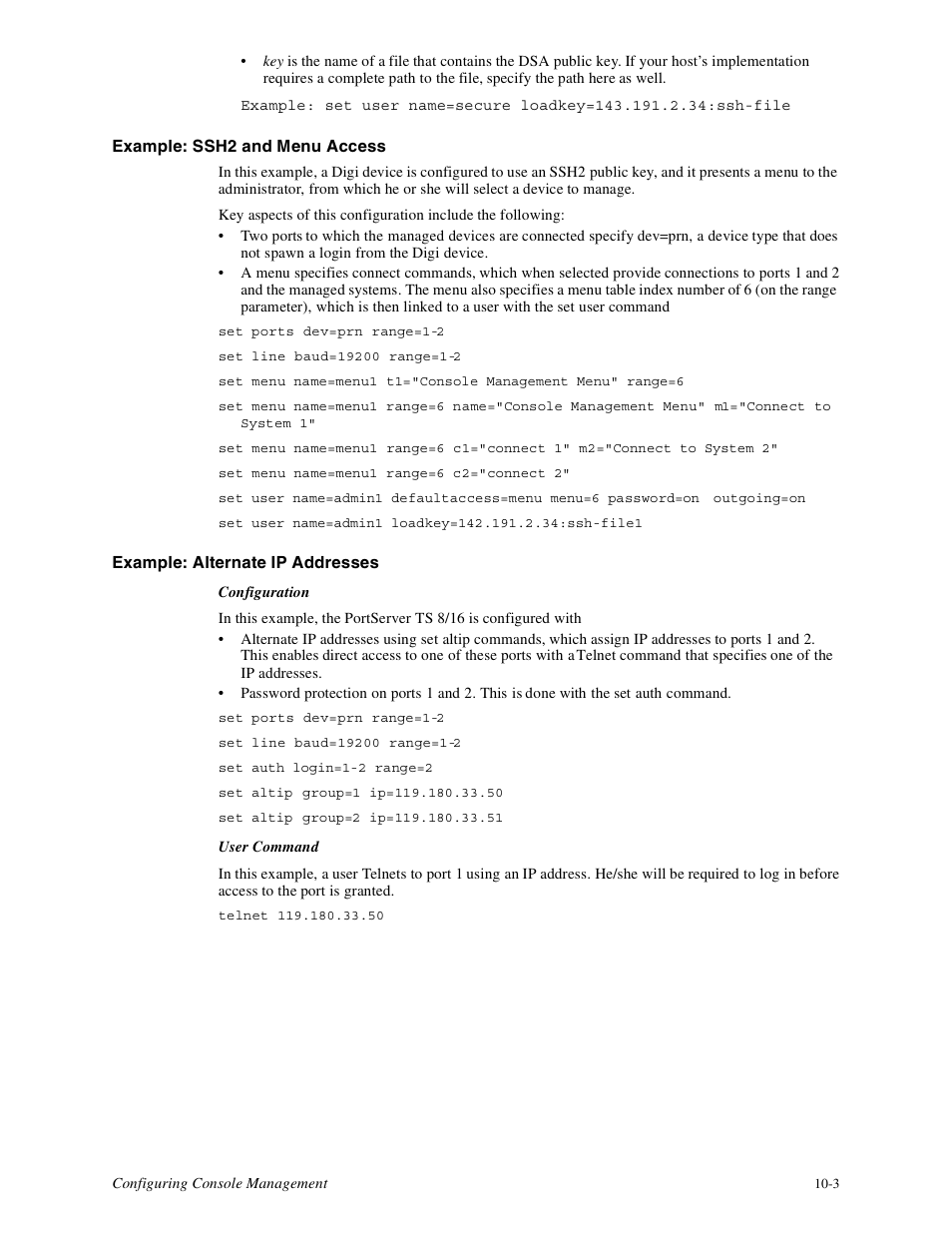 Digi PortServer TS8 User Manual | Page 57 / 106