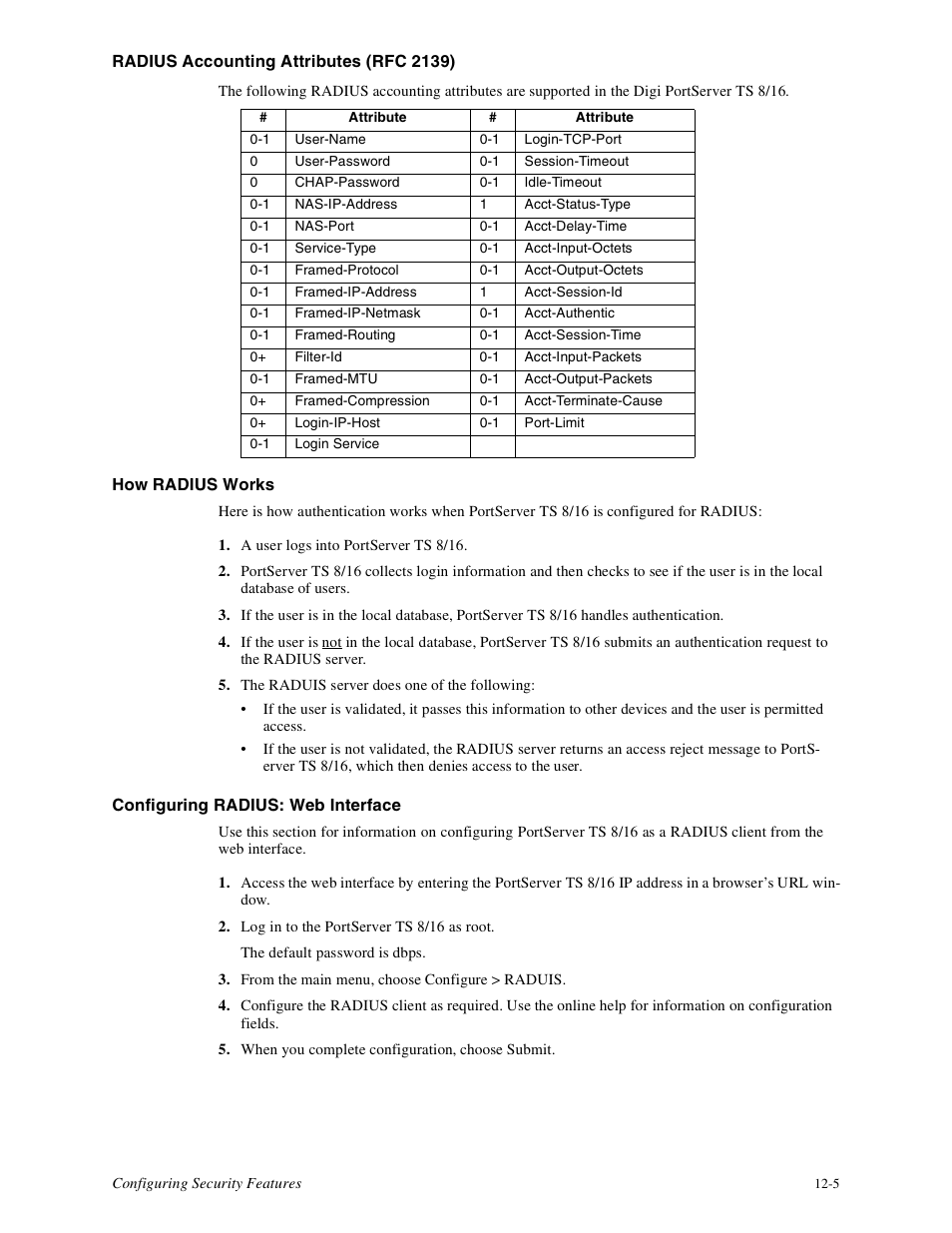 Digi PortServer TS8 User Manual | Page 63 / 106