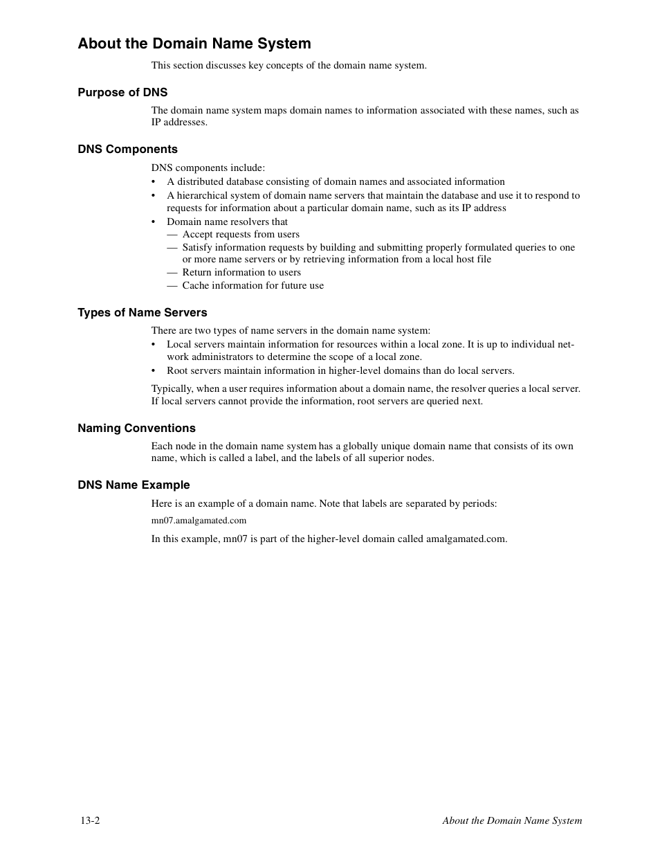 About the domain name system -2, About the domain name system | Digi PortServer TS8 User Manual | Page 68 / 106
